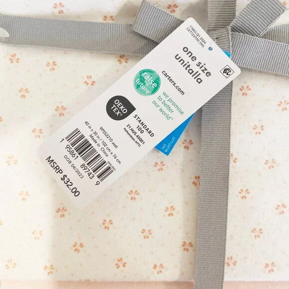 Carter's Cotton Flannel Receiving Blankets - Picture 2 of 2